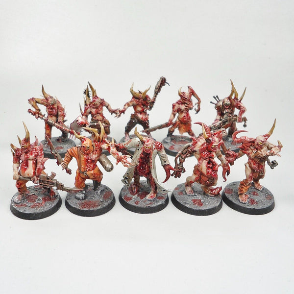 Death Guard Poxwalkers x10 Painted - Warhammer 40k Army