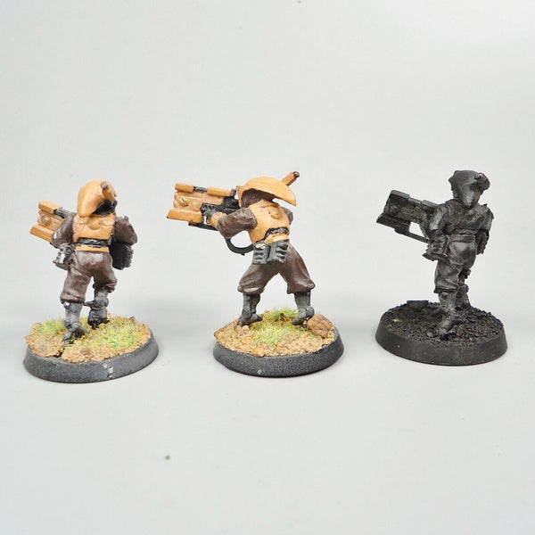 Warhammer 40k Tau Empire Pathfinders x3 Painted / Undercoated Metal