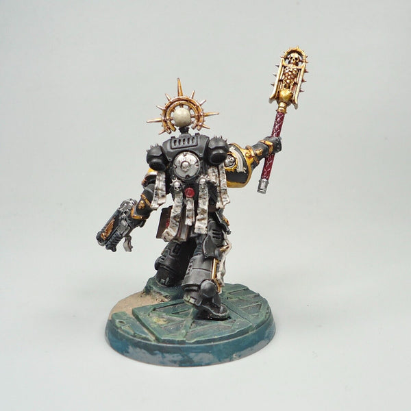 Warhammer 40k Army Space Marines Imperial Fists Chaplain Painted