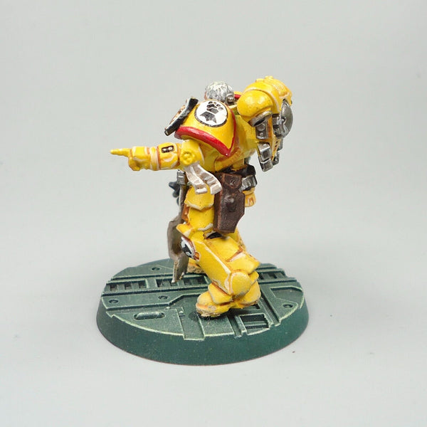 Warhammer 40k Army Space Marines Imperial Fists Lieutenant Painted