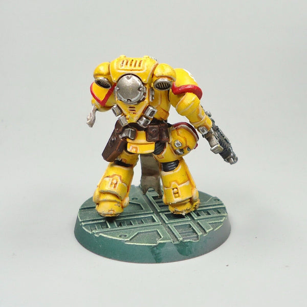 Warhammer 40k Army Space Marines Imperial Fists Lieutenant Painted