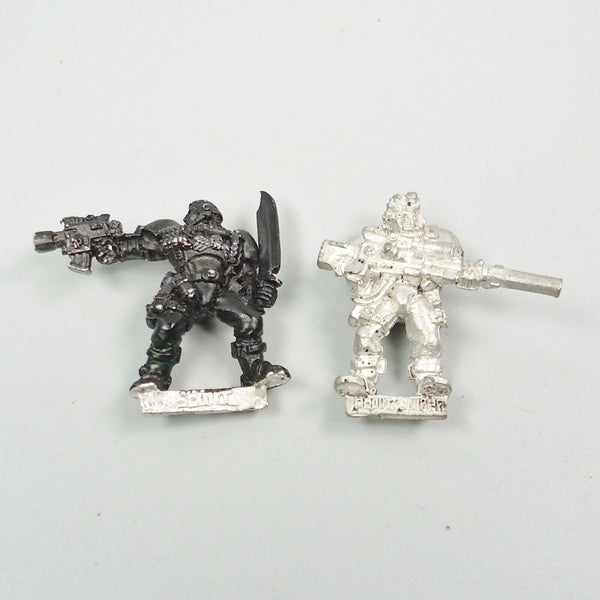 Warhammer 40k Space Marines Scouts x2 Undercoated / unpainted