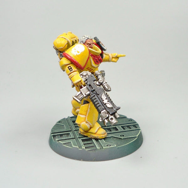 Warhammer 40k Army Space Marines Imperial Fists Lieutenant Painted