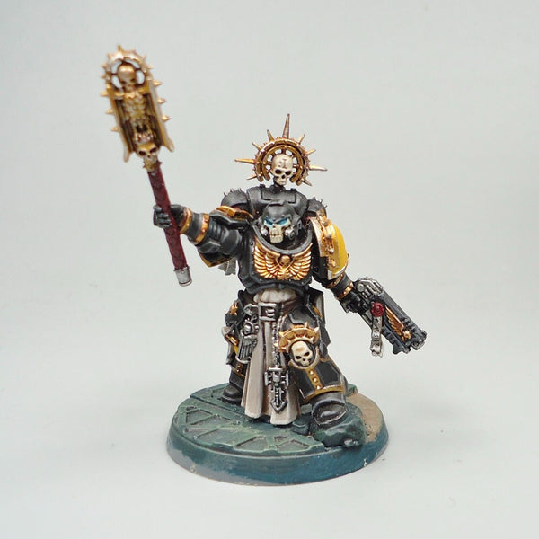 Warhammer 40k Army Space Marines Imperial Fists Chaplain Painted