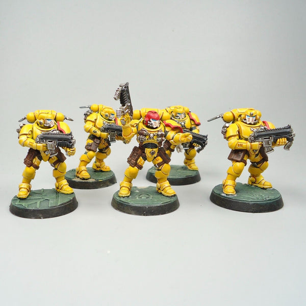 Warhammer 40k Army Space Marines Imperial Fists Primaris Reivers x5 Painted