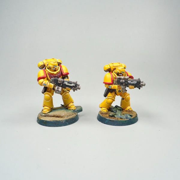 Warhammer 40k Army Space Marines Imperial Fists Primaris Intercessors x5 Painted