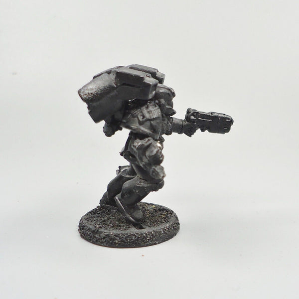 Warhammer 40k  Space Marines Character Undercoated