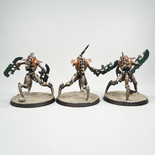 Warhammer 40k Army Necron Skorpekh Destroyers x3 Painted