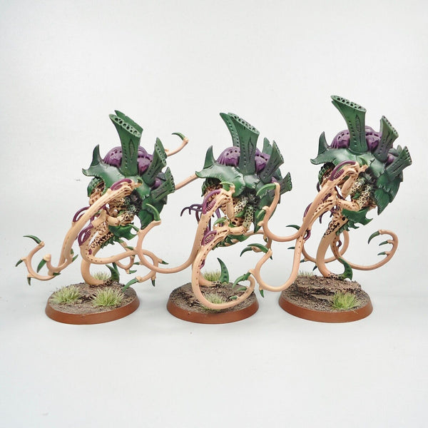 Warhammer 40k Tyranids Venomthropes x3 Painted And Based