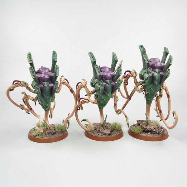 Warhammer 40k Tyranids Venomthropes x3 Painted And Based