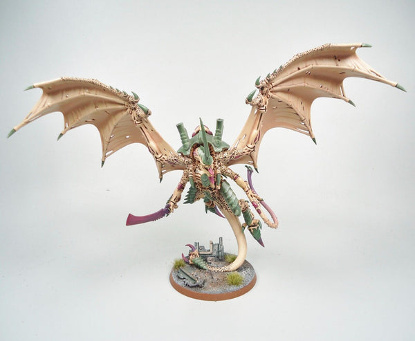 Warhammer 40k Tyranids Winged Hive Tyrant Painted And Based