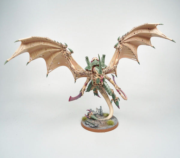 Warhammer 40k Tyranids Winged Hive Tyrant Painted And Based