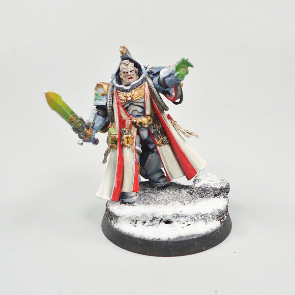 Warhammer 40k Space Marines Space Wolves Librarian Painted