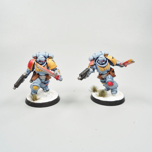 Warhammer 40k Space Marines Space Wolves Assault Intercessors x5 Painted