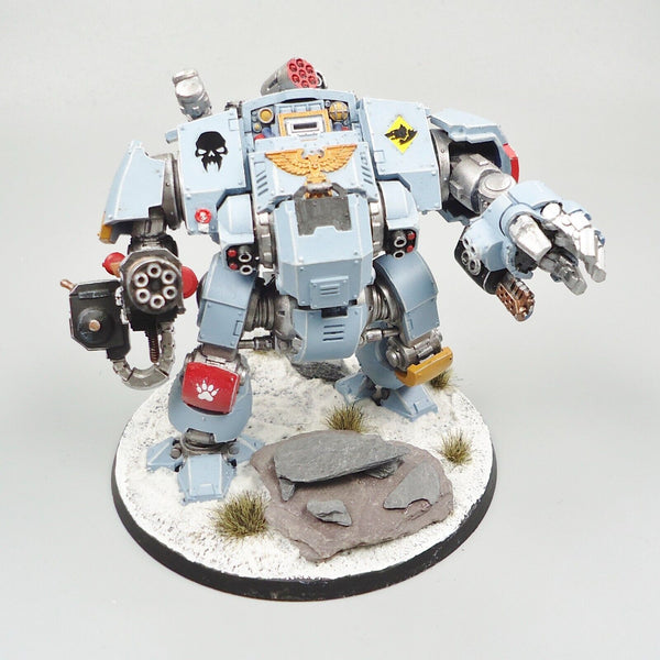 Warhammer 40k Army Space Marines Space Wolves Redemptor Dreadnought Painted