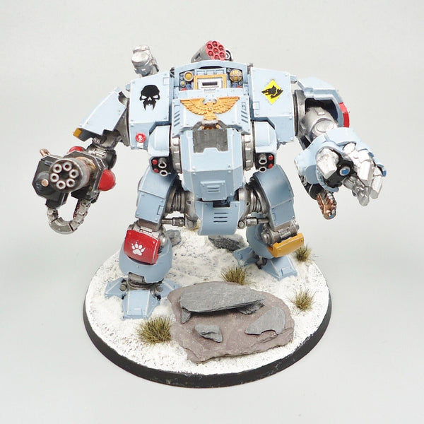 Warhammer 40k Army Space Marines Space Wolves Redemptor Dreadnought Painted