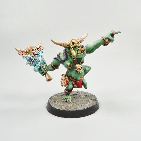 Warhammer Fantasy Age of Sigmar Army Orruk Bonesplitterz Wardokk Painted