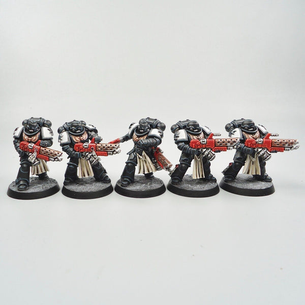 Warhammer 40k Army Space Marines Black Templars Infernus Marines x10 Painted