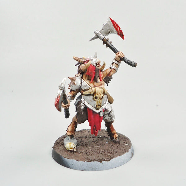 Warhammer Fantasy Age of Sigmar Army Beasts Of Chaos Beastmen Beastlord Painted