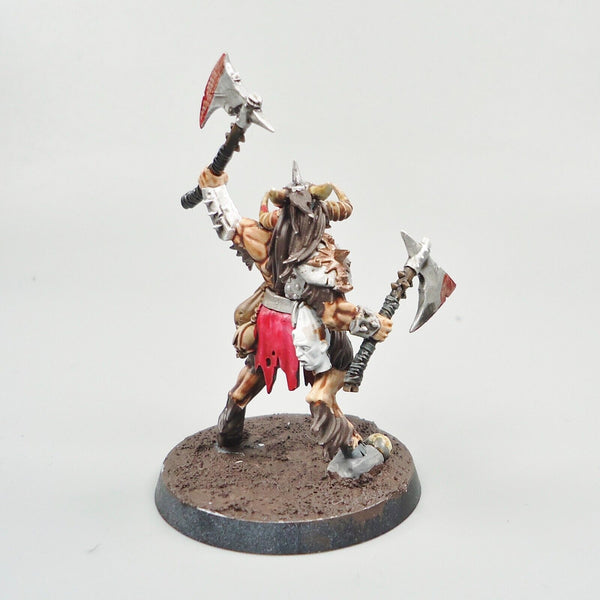 Warhammer Fantasy Age of Sigmar Army Beasts Of Chaos Beastmen Beastlord Painted