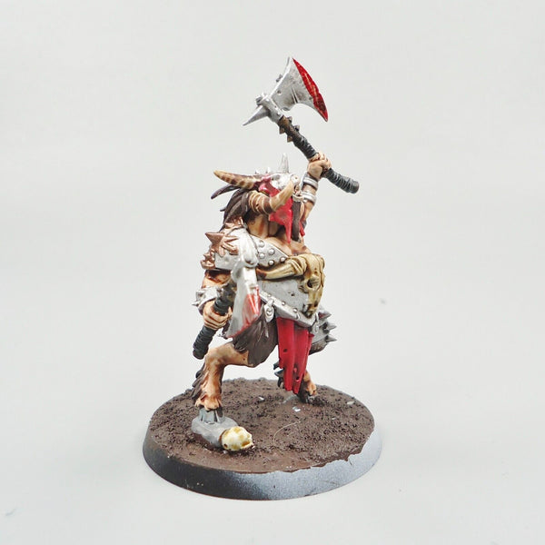 Warhammer Fantasy Age of Sigmar Army Beasts Of Chaos Beastmen Beastlord Painted