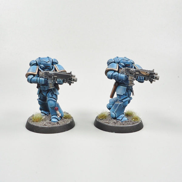 Warhammer 40k Army Space Marines Ultramarines Intercessors x5 Painted