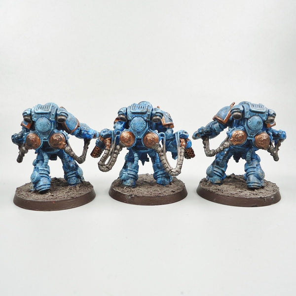 Warhammer 40k Army Space Marines Ultramarines Primaris Aggressors x3