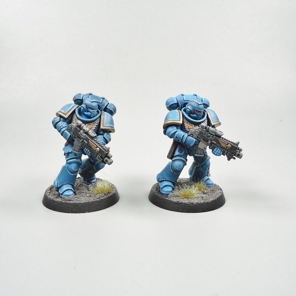 Warhammer 40k Army Space Marines Ultramarines Intercessors x5 Painted