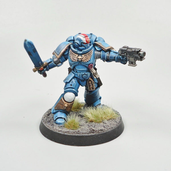 Warhammer 40k Army Space Marines Ultramarines Lieutenant Painted