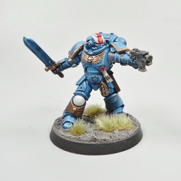 Warhammer 40k Army Space Marines Ultramarines Lieutenant Painted