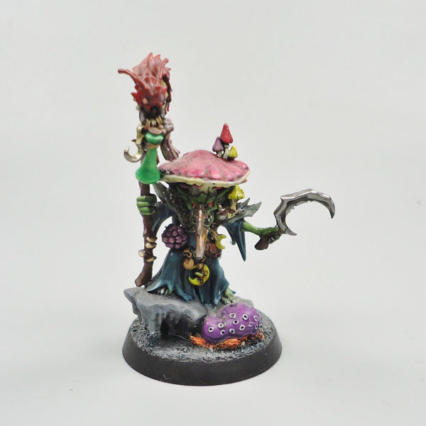 Warhammer Fantasy Age of Sigmar Army Orc Gloomspite Gitz Shaman Painted