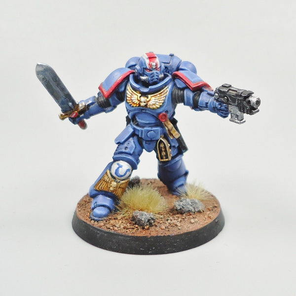 Warhammer 40k Army Space Marines Ultramarines Primaris Lieutenant Painted