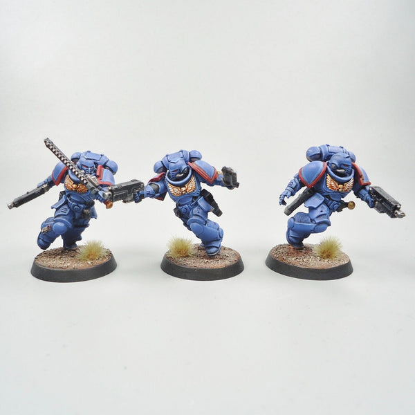 Warhammer 40k Army Space Marines Ultramarines Assault Intercessors x5 Painted