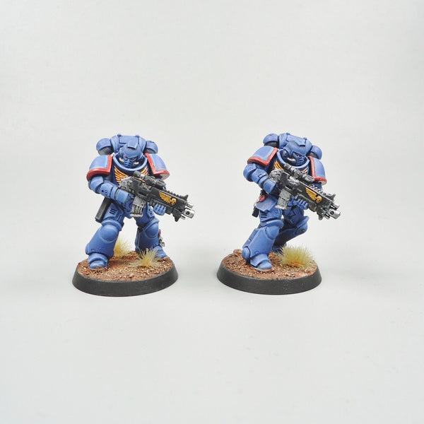 Warhammer 40k Army Space Marines Ultramarines Intercessors x5 Painted