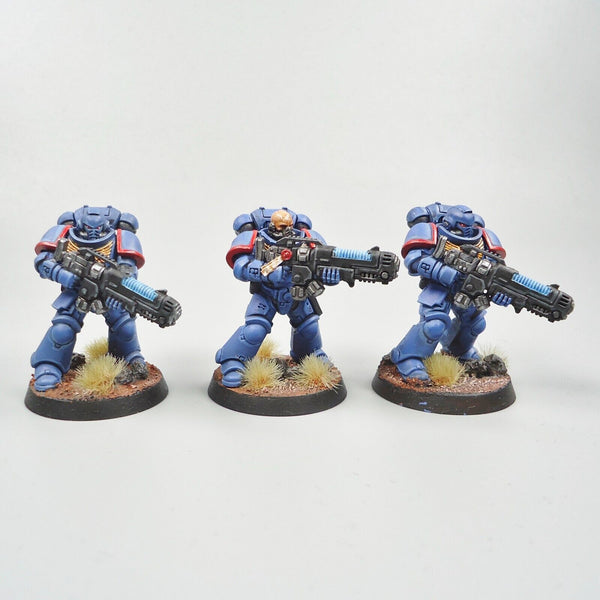 Warhammer 40k Army Space Marines Ultramarines Hellblasters x5 Painted