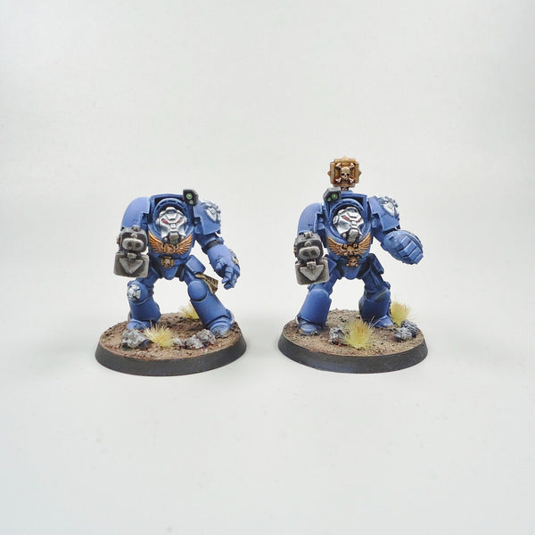 Warhammer 40k Army Space Marines Ultramarines Terminators x5 Painted