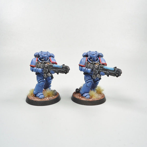 Warhammer 40k Army Space Marines Ultramarines Hellblasters x5 Painted