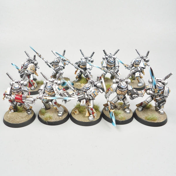 Warhammer 40k Army Space Marines Grey Knights Interceptors Squad Painted