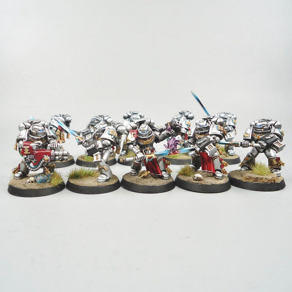 Warhammer 40k Army Space Marines Grey Knights Strike Squad Painted