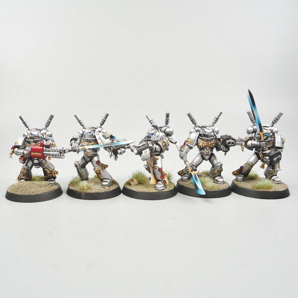 Warhammer 40k Army Space Marines Grey Knights Interceptors Squad Painted