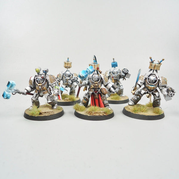 Warhammer 40k Army Space Marines Grey Knights Paladins Squad Painted