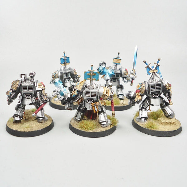 Warhammer 40k Army Space Marines Grey Knights Paladins Squad Painted