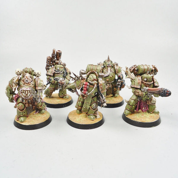 Death Guard Chaos Space Marines Plague Marines x5 - Warhammer 40k Army