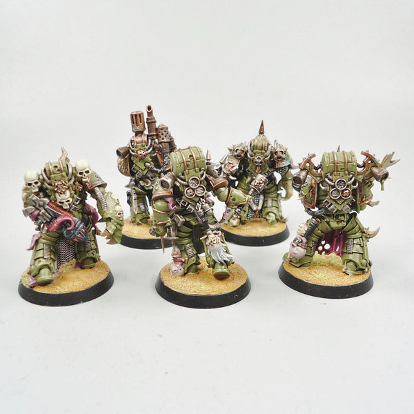 Death Guard Chaos Space Marines Plague Marines x5 - Warhammer 40k Army