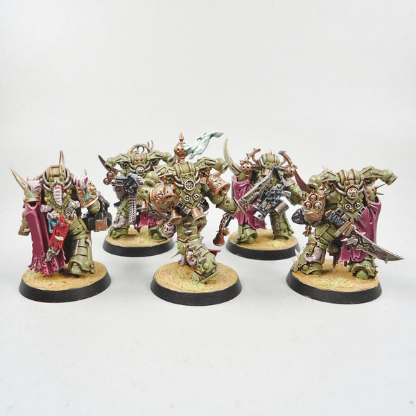 Death Guard Chaos Space Marines Plague Marines x5 - Warhammer 40k Army