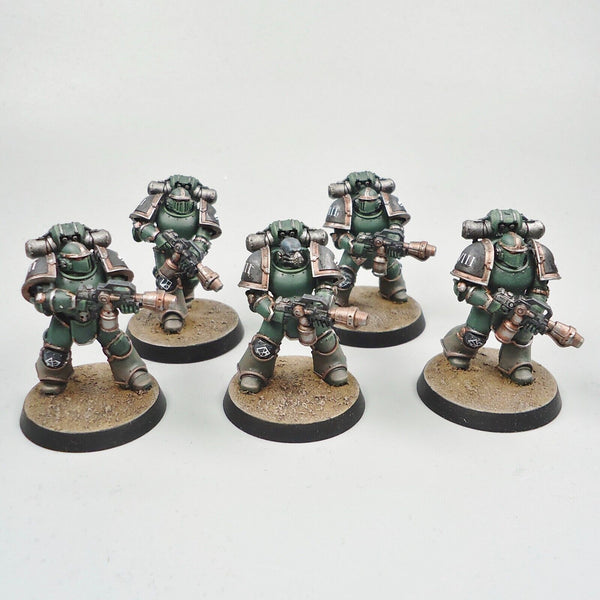 Warhammer The Horus Heresy Space Marines Salamanders MKIII Tactical Marines x5