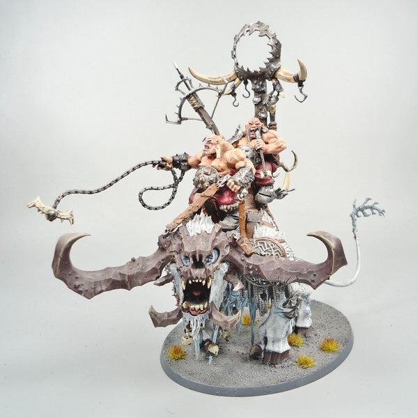 Ogre Mawtribes Beastriders Stonehorn Painted - Warhammer Fantasy Age of Sigmar