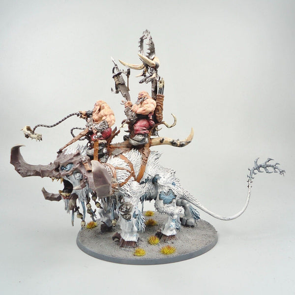 Ogre Mawtribes Beastriders Stonehorn Painted - Warhammer Fantasy Age of Sigmar
