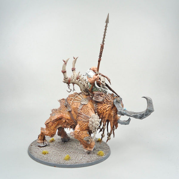 Ogre Mawtribes Frostlord On Stonehorn Painted - Warhammer Fantasy Age of Sigmar