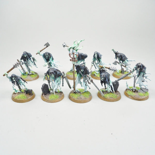 Warhammer Age Of Sigmar Army Nighthaunt Chainrasps x10 Painted